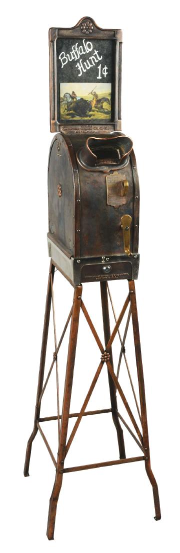 1¢ International Mutoscope "Buffalo Hunt" Arcade (1 of 6)