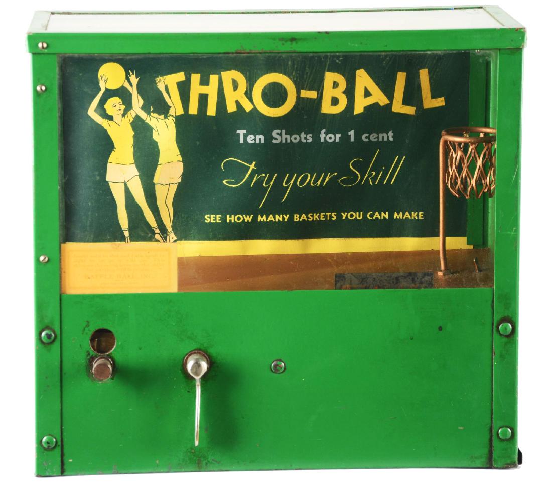 1¢ Baffle Ball Inc. Thro-Ball Arcade Game. (1 of 6)