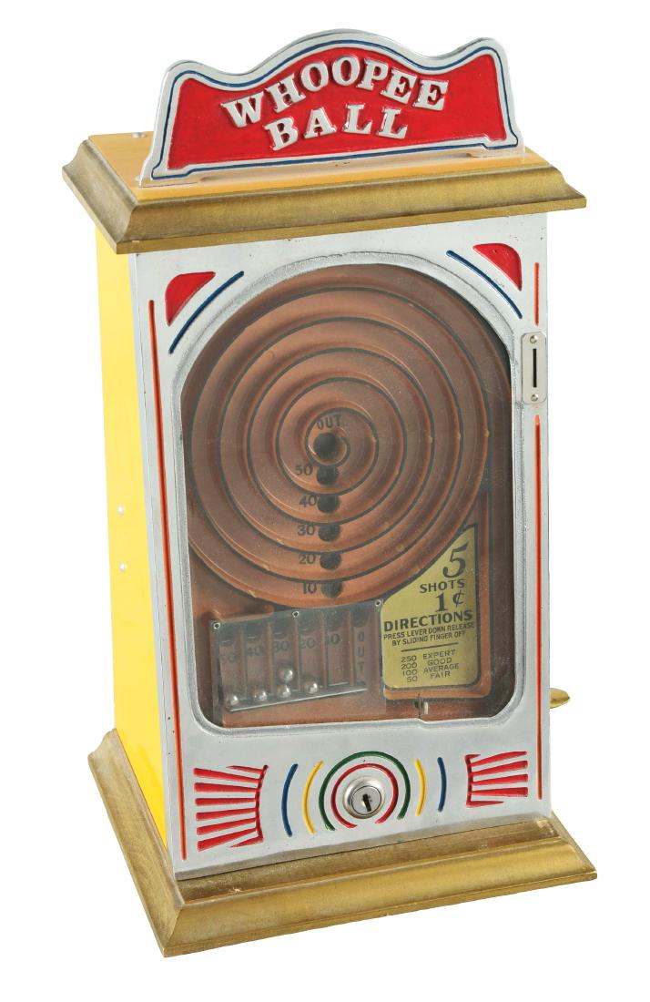 1¢ Field Mfg. Co. Whoopee Ball Arcade Game. (1 of 6)