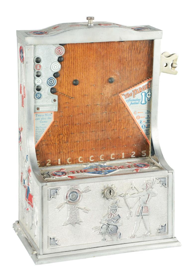 1¢ Jennings The Target Coin Flip Trade Stimulator. (1 of 6)