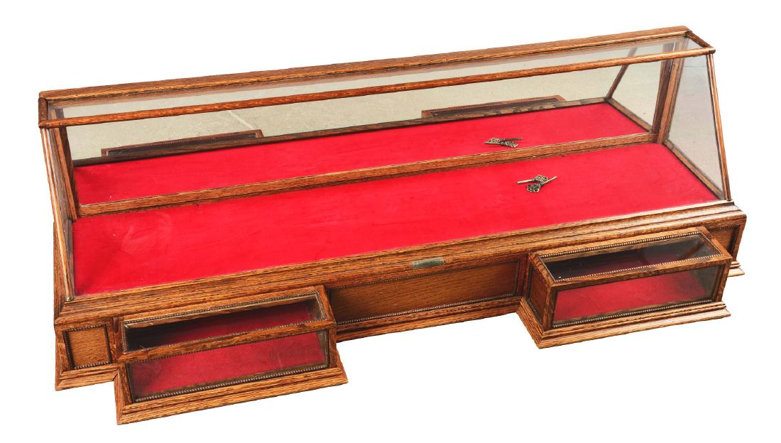 Fairbanks & Co. Oak And Glass Display Cabinet. (1 of 6)