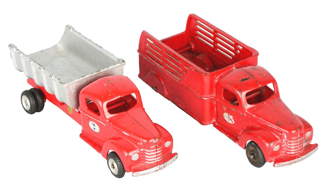 Lot Of 2: Cast Iron Truck Toys. (1 of 4)