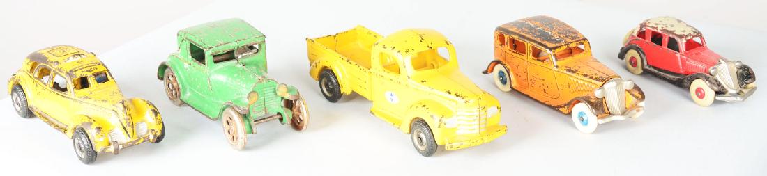 Lot Of 5: Cast Iron Car And Truck Toys. (1 of 4)