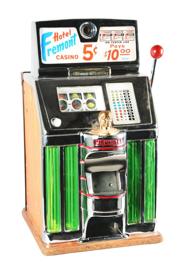 **5¢ O.D. Jennings Chief Fremont Hotel Casino Slot (1 of 6)