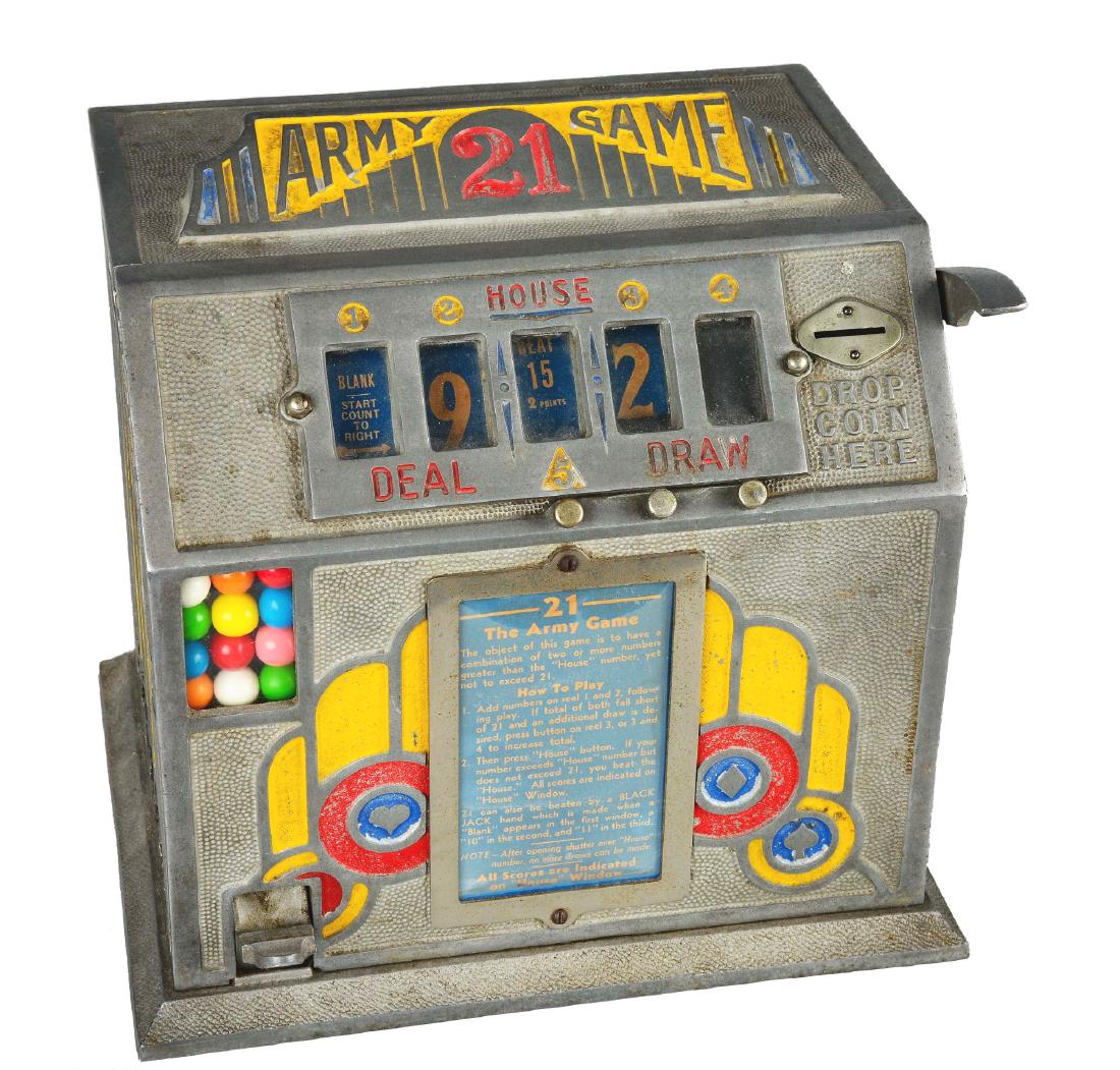 1¢ Pierce Tool Army 21 Game Trade Stimulator. (1 of 6)