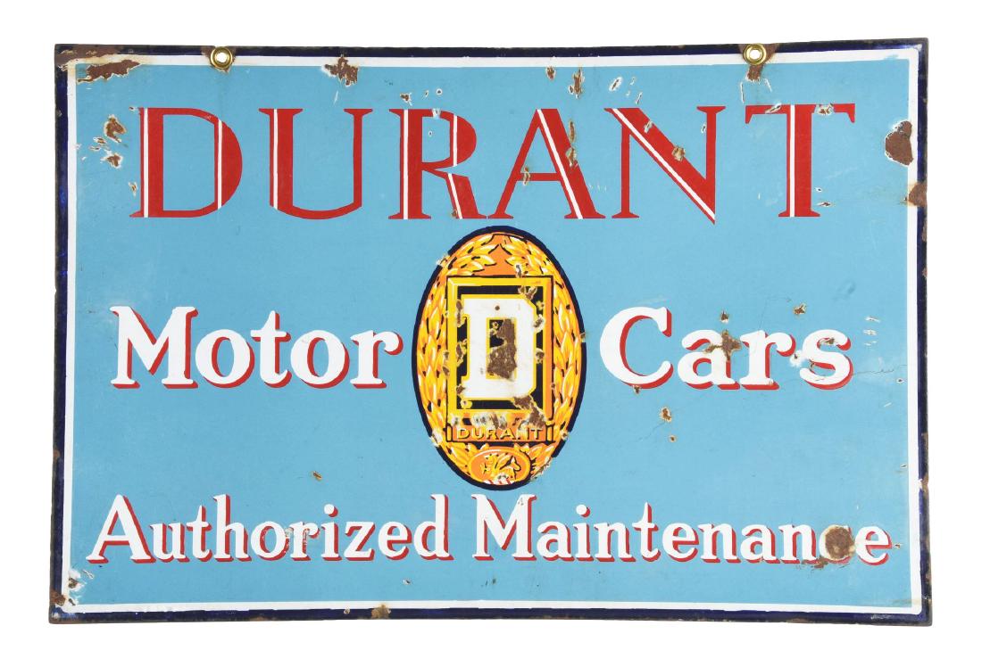 Durant Motor Cars Authorized Maintenance Porcelain (1 of 2)