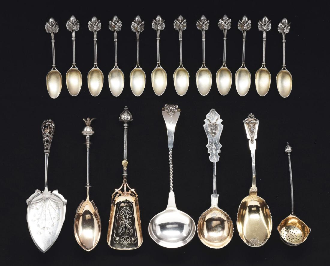 Three Serving Pieces With Cast Animals Heads. (1 of 4)