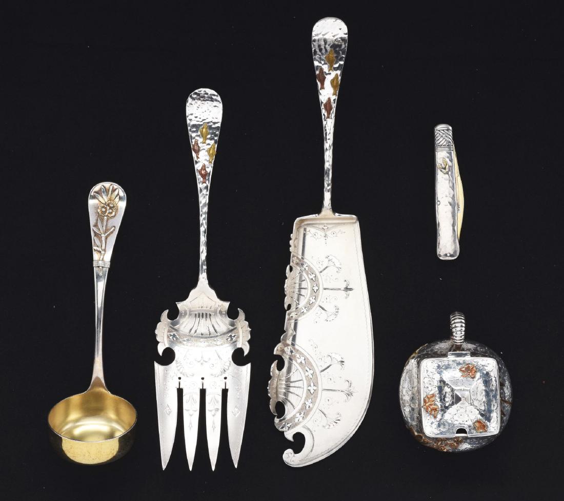 A Group Of American Sterling And Mixed Metal Wares. (1 of 6)