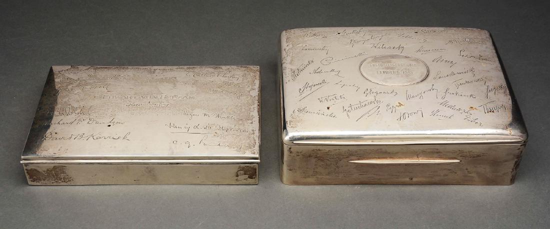 Two Continental Silver Cigarette Cases. (1 of 3)