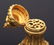 14K Yellow Gold Antique Vinaigrette. - 4