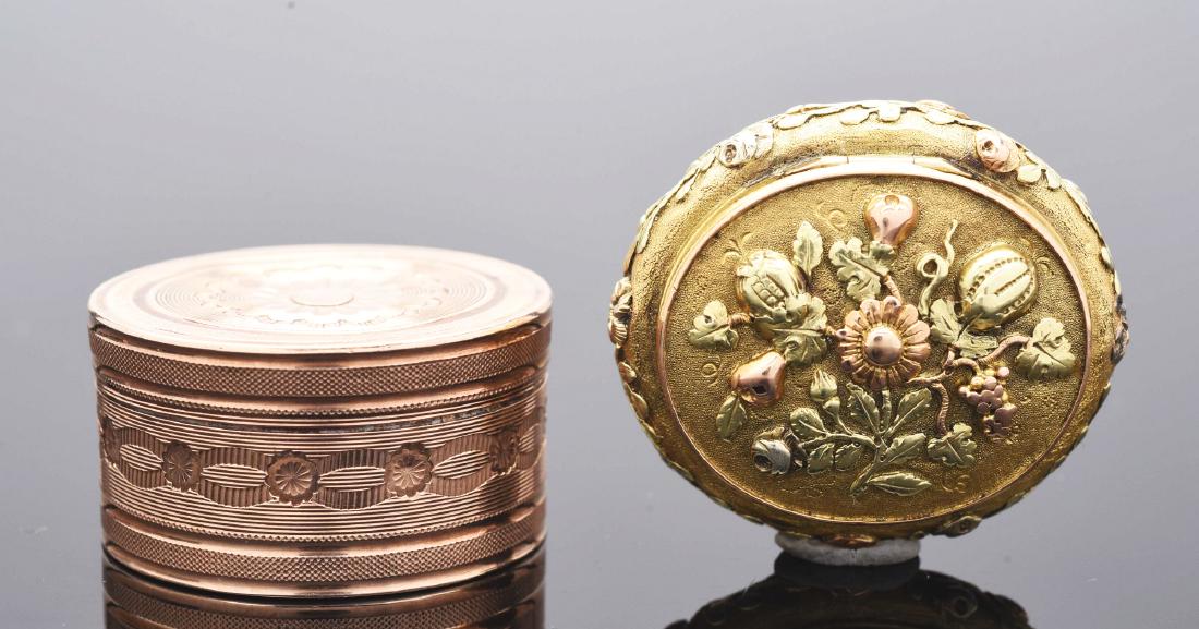 Lot of 2: 14K Gold Antique Vinaigrettes. (1 of 5)