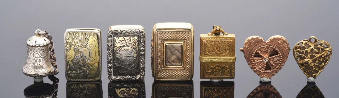 Lot of 7: Antique Vinegrettes. (1 of 1)