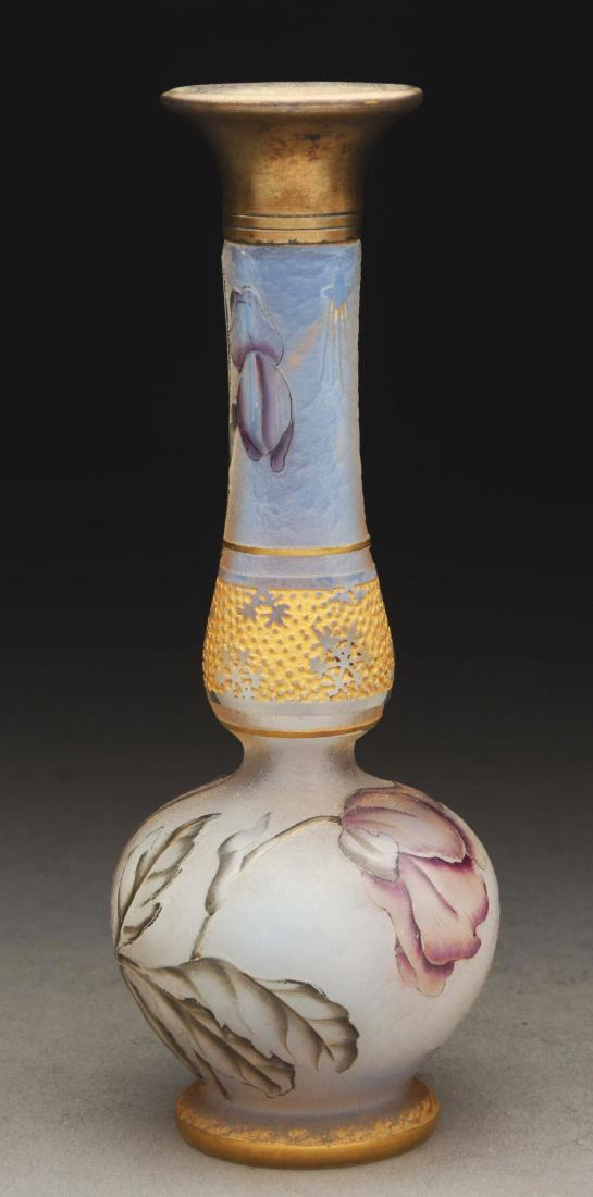 Daum Nancy Poppy Vase. (1 of 4)