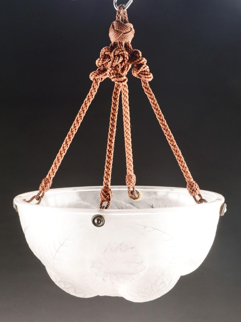 R. Lalique Ceiling Fixture. (1 of 4)