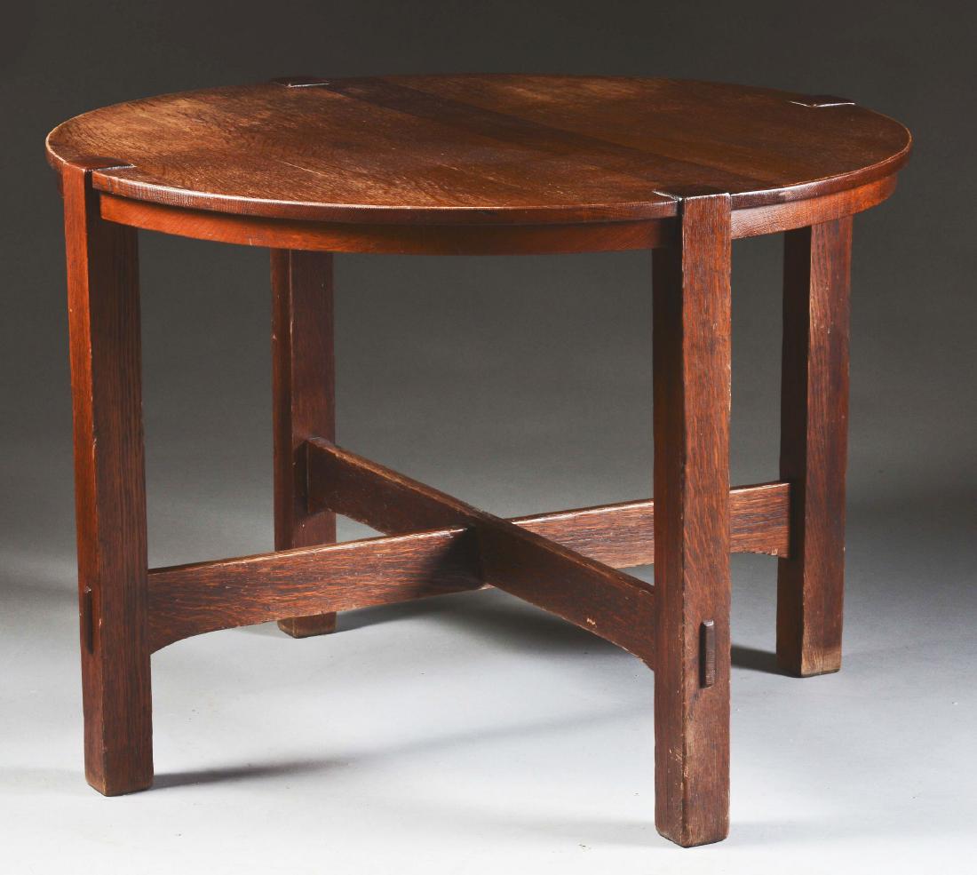 Stickley Brothers 40 Round Lamp Table No 130 Aug 29 2018