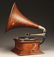 Victor Oak Tabletop Phonograph with Oak Horn. - 2