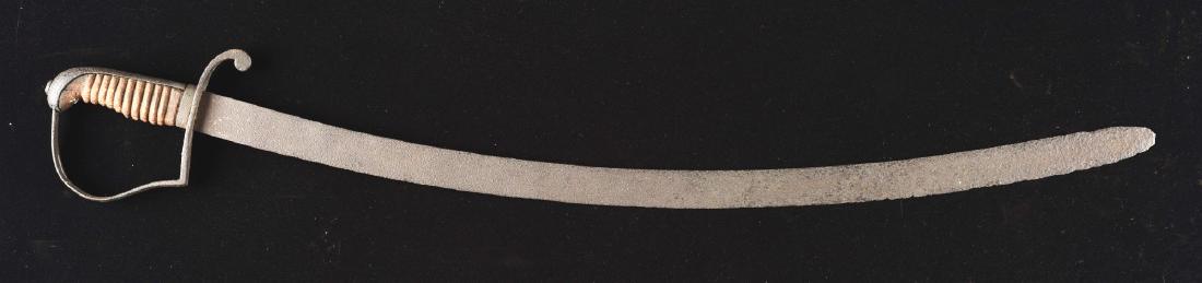 1812 Contract "Rose" Marked Cavalry Saber.: According to "Swords And Sword Makers of The War of 1812", by Richard H. Bezdek, William Rose & Sons of Blockley Township Pennsylvania, had a contract for 500 iron cavalry sabers with reverse-P hilt i