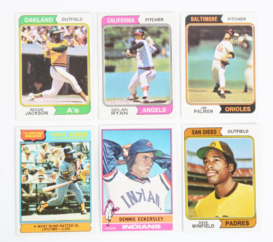 Lot of 2: 1970's Topps Baseball Complete Sets. (1 of 2)