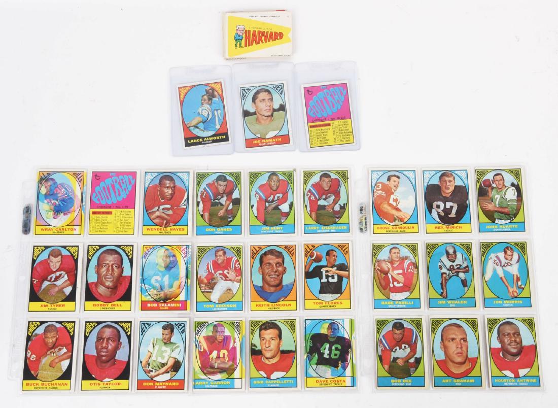 1967 Topps Football Archive Card & Sticker Collection. (1 of 3)