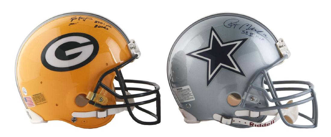 Lot Of 2: NFL Superbowl Quarterback Autographed (1 of 5)