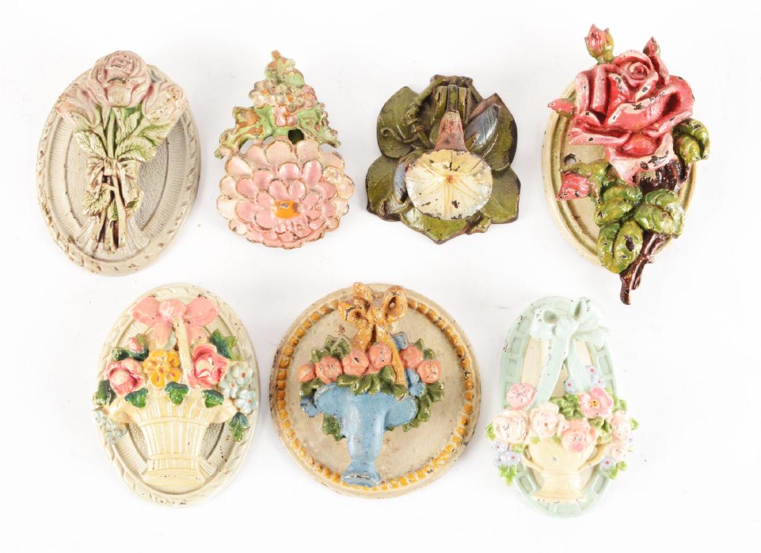 Lot Of 7: Cast Iron Assorted Doorknockers. (1 of 1)