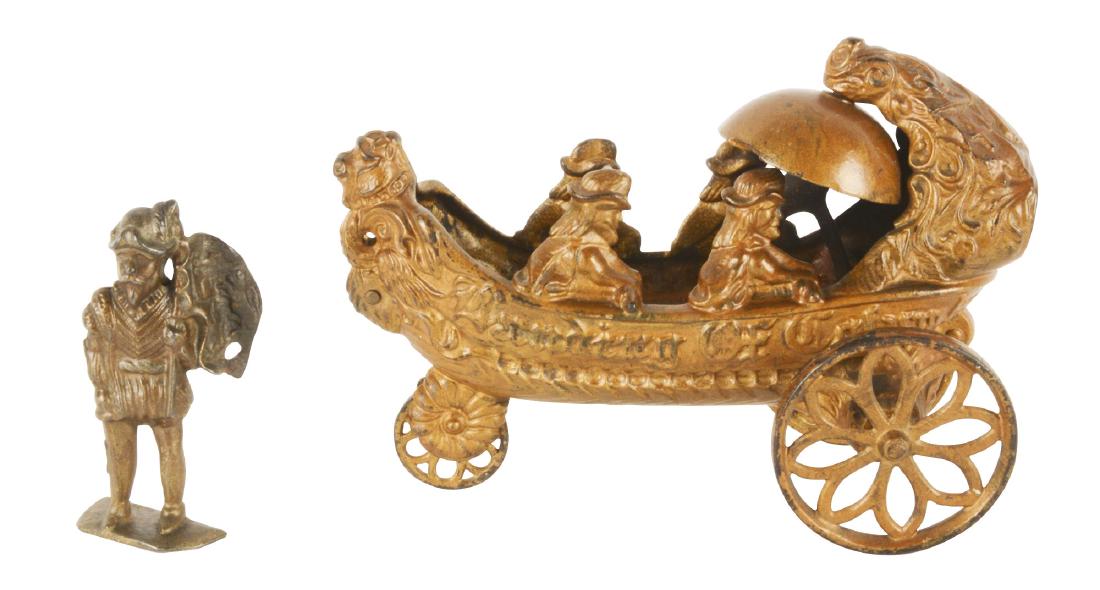 Arcade Landing Of Columbus Bell Toy. (1 of 2)