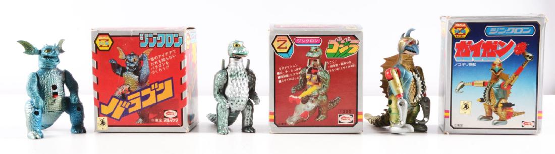 Lot Of 3: 1970's Japanese Bullmark Die-Cast Character (1 of 2)