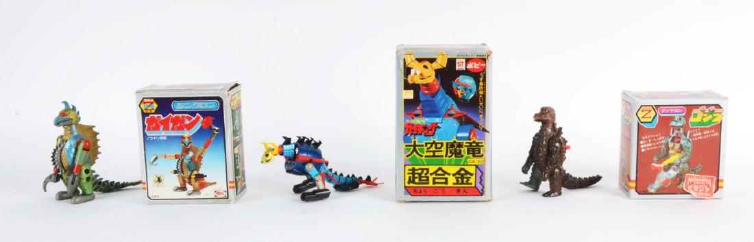 Lot Of 3: Vintage Japanese Die-Cast Monster Character (1 of 2)