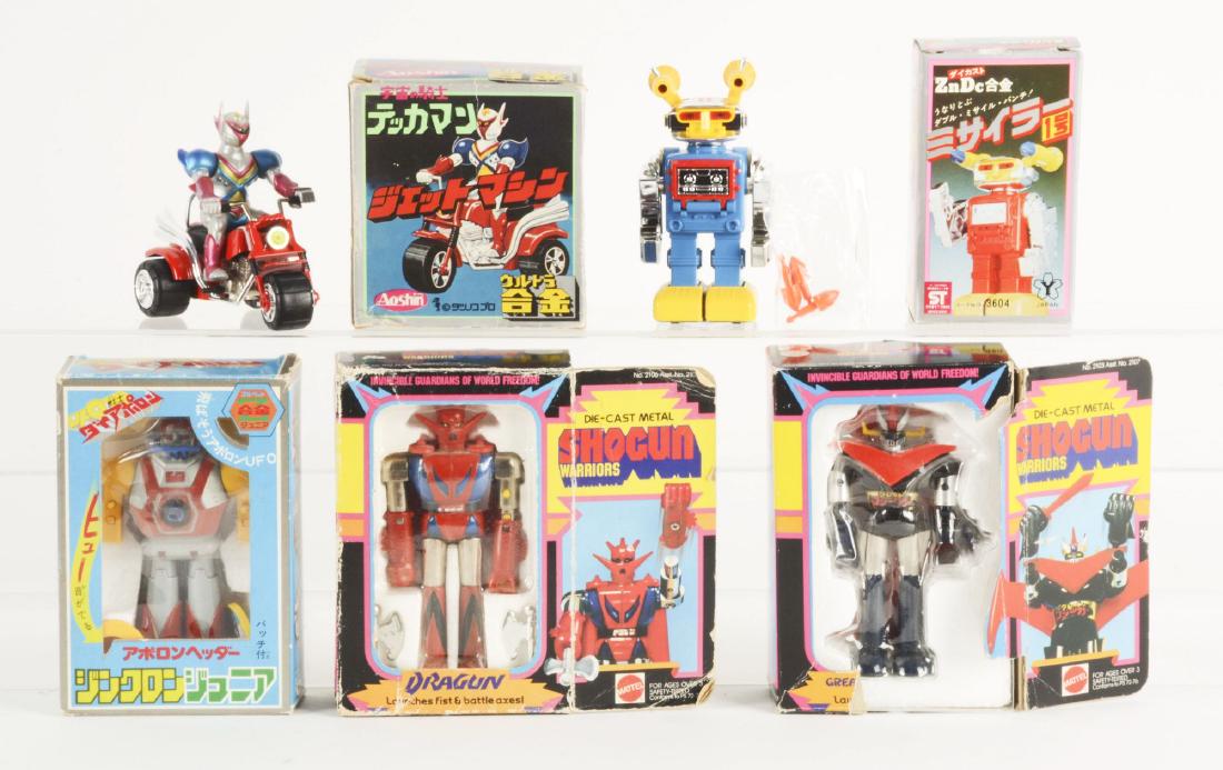 Lot of 5: Vintage Japanese Die-Cast Character Figures (1 of 2)