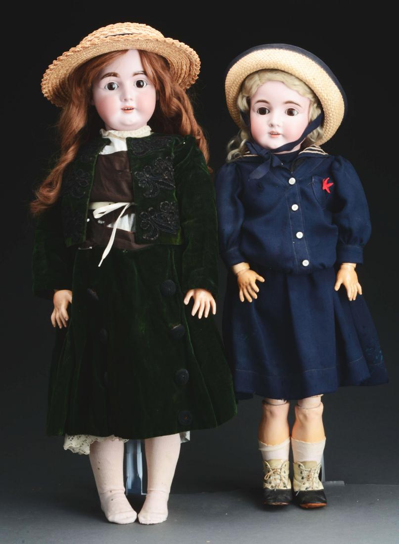 Lot Of 2: Large Kestner Child Dolls. (1 of 3)