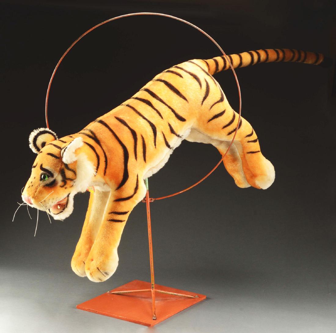 Steiff Studio Studio Tiger Jumping Through Hoop. (1 of 8)
