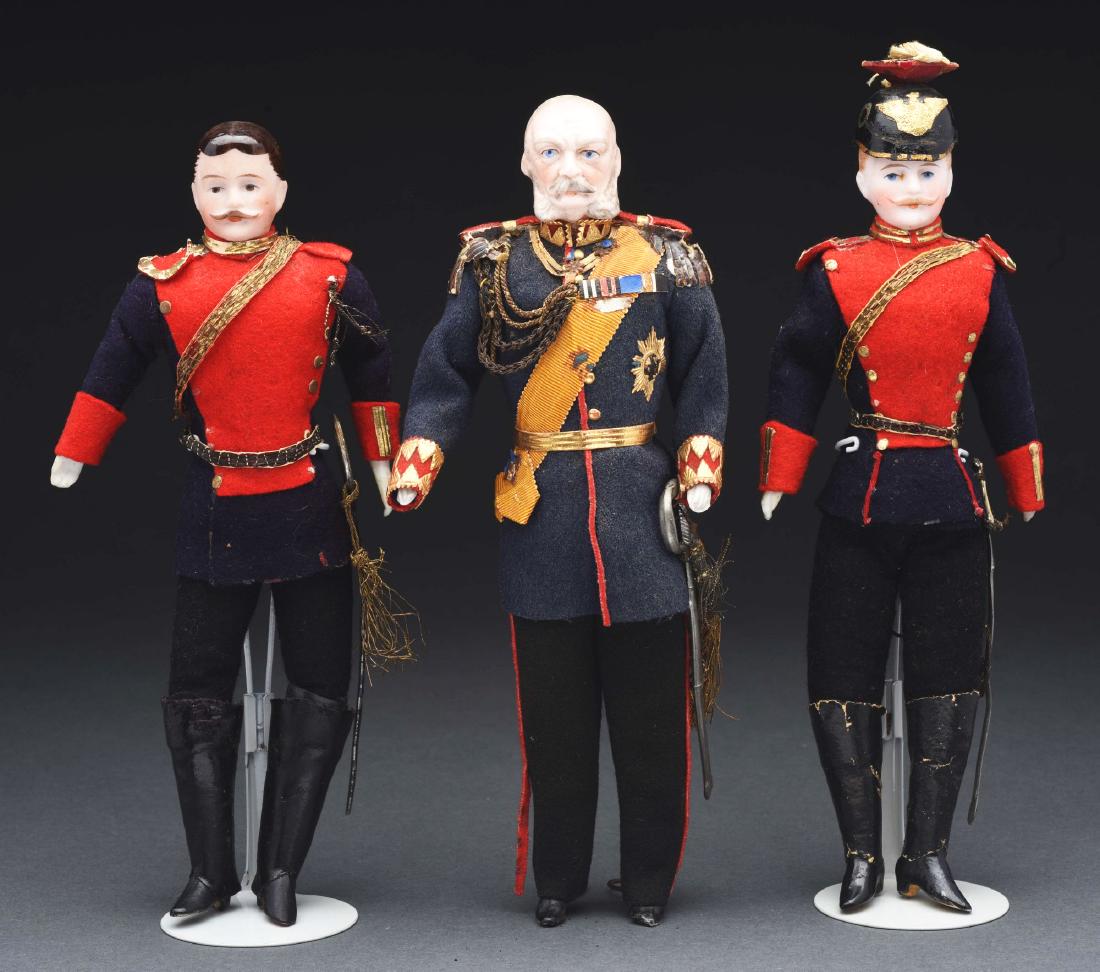 Lot Of 3: Dollhouse Soldier Dolls. (1 of 2)