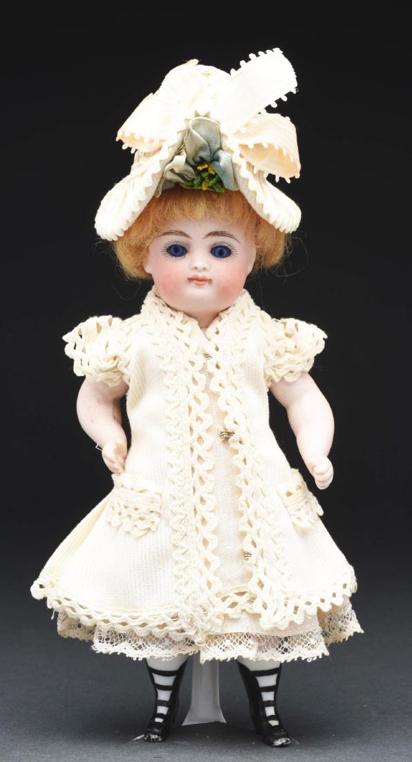 Early Pouty Kestner All Bisque with Black Strap Boots. (1 of 3)