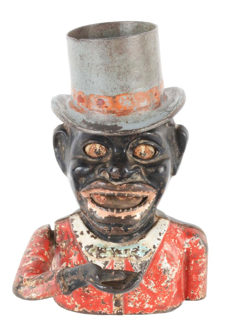 Jolly N. with Top Hat Mechanical Bank. (1 of 2)