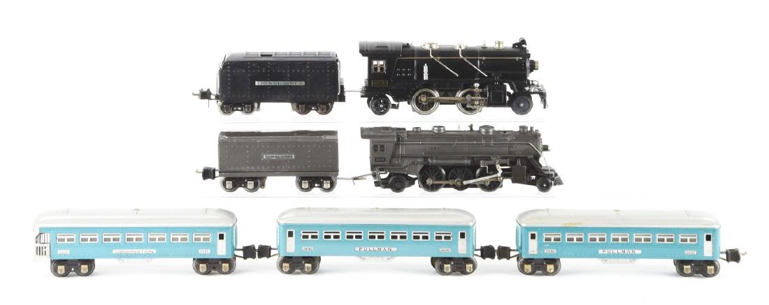 Lot Of 7: Lionel No. 262E Steam Engine, No. 1666E (1 of 2)