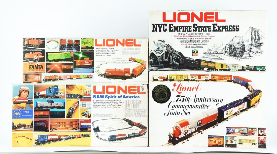 Lot Of 5: Lionel Train Sets In Boxes. (1 of 5)