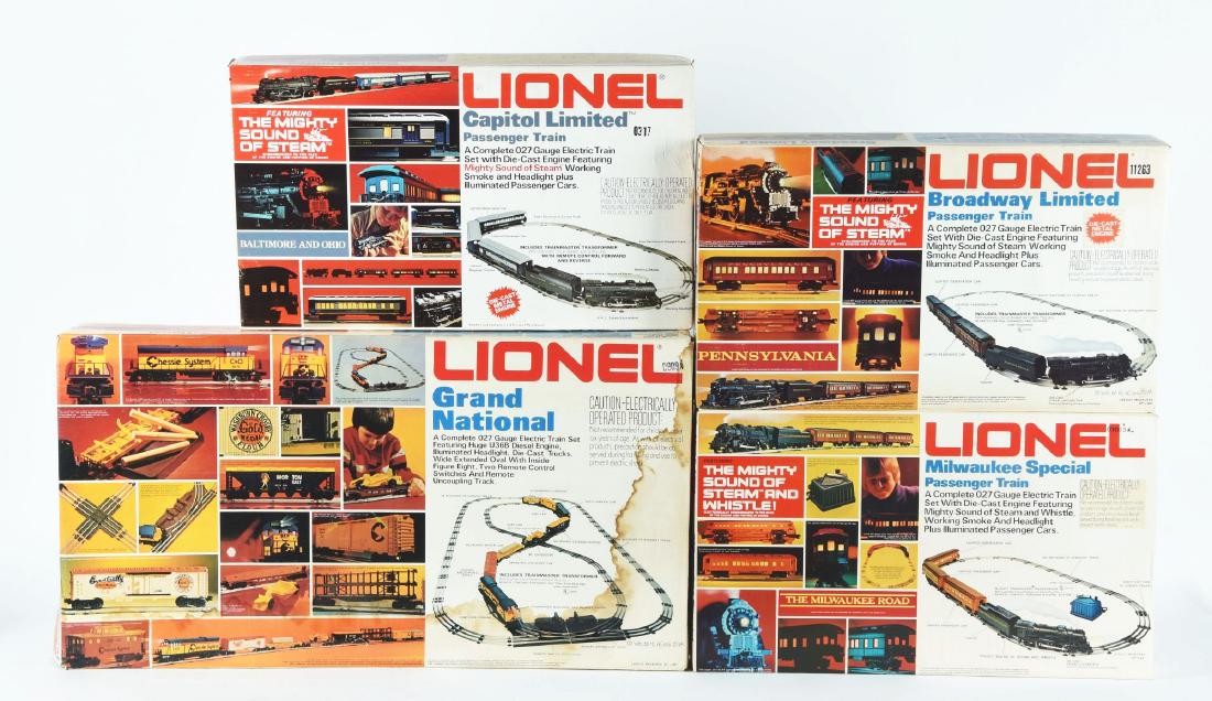 Lot Of 4: Lionel Train Sets In Boxes. (1 of 5)