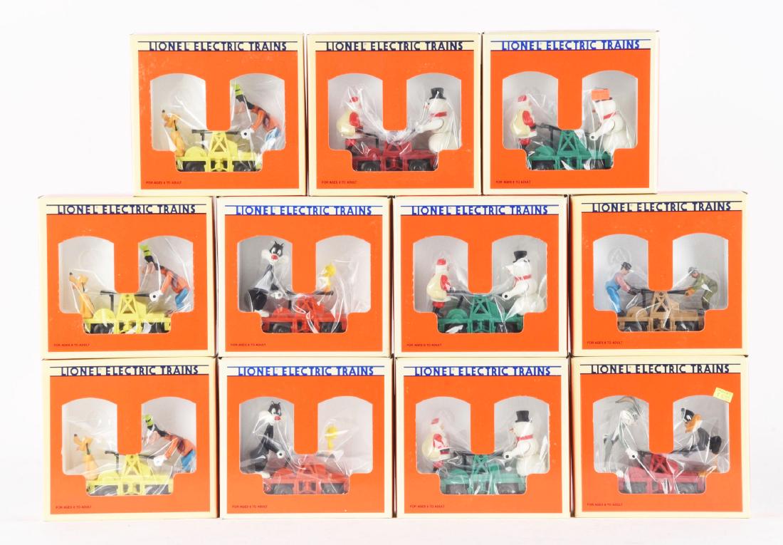 Lot Of 11: Lionel Operating Handcars with Comic (1 of 2)