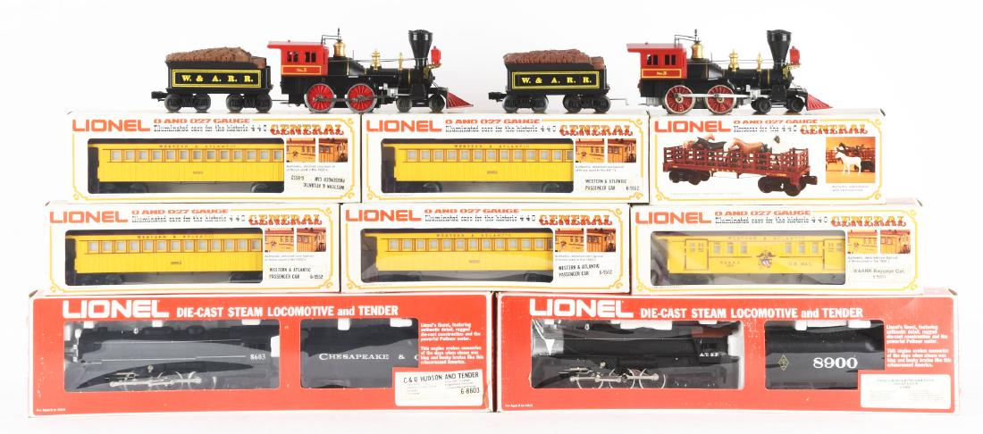 Lot Of 12: Lionel Hudson And Tender, Passenger Cars (1 of 2)