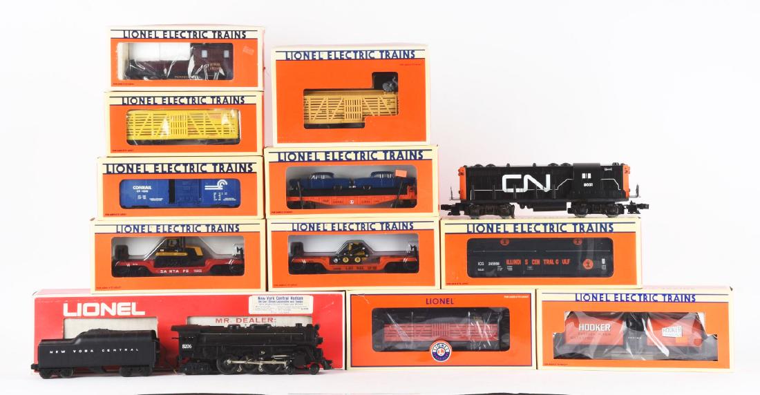 Lot of 12: Lionel No. 8206 Locomotive Freight Cars. (1 of 2)