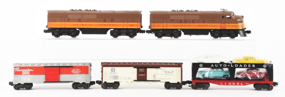 Lot of 5: Lionel No. 2363 Illinois Central AB Unit and (1 of 3)