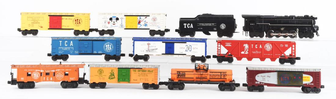 Lot Of 12: TCA Lionel No. 682 Engine with Freight Cars. (1 of 3)