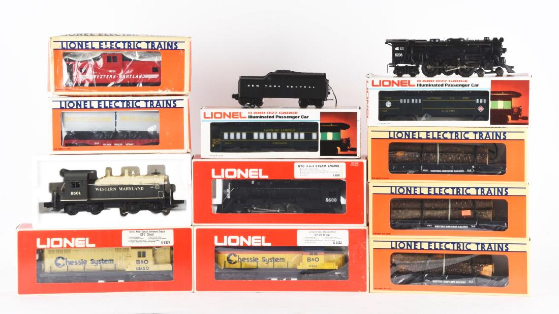 Lot of 10: Lionel Western Maryland & Chessie Items In (1 of 2)