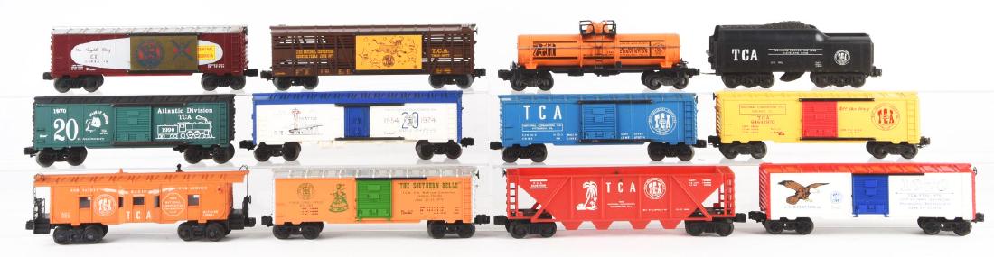 Lot Of 12: Lionel TCA Convention Cars and a ZW (1 of 3)