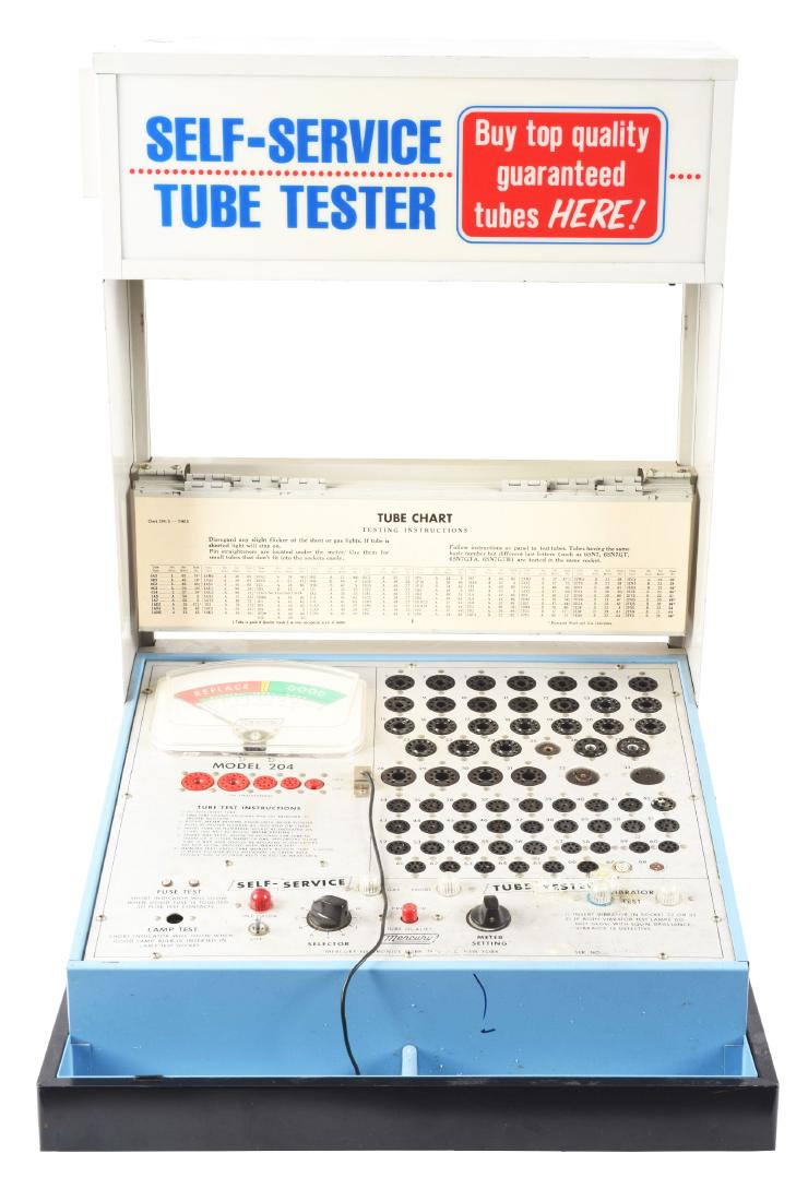 Self-Service Vintage Tube Tester. (1 of 3)