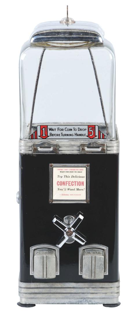 1¢ & 5¢ Northwestern De Luxe Vending Machine. (1 of 3)