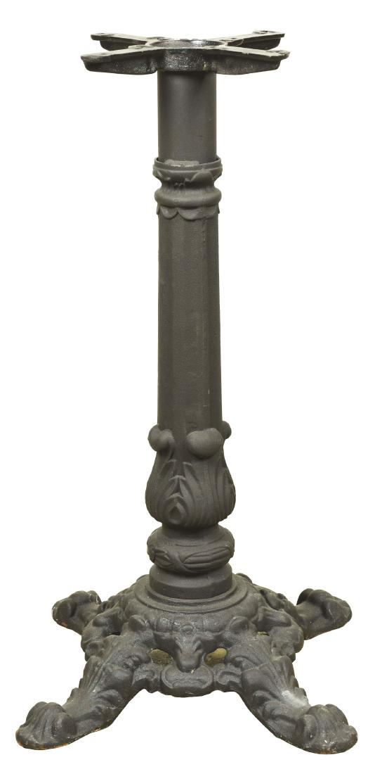 Ornate Cast Iron Slot Machine Stand. (1 of 2)