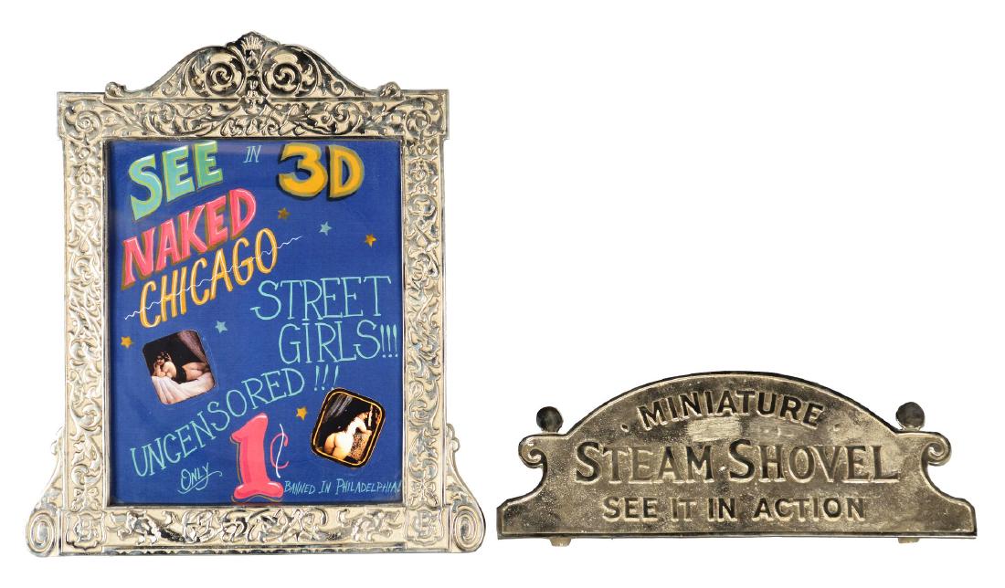 Lot Of 2: Arcade Machine Marquees. (1 of 2)