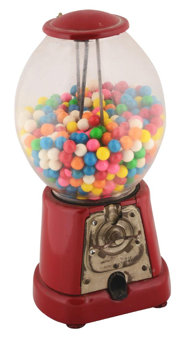 1¢ Advance Machine Co. Model D Gumball Machine. (1 of 4)