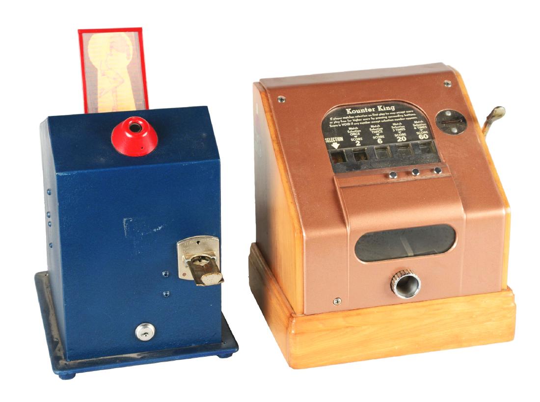 Lot Of 2: 1¢ Kounter King And 1¢ Arcade Viewer. (1 of 4)